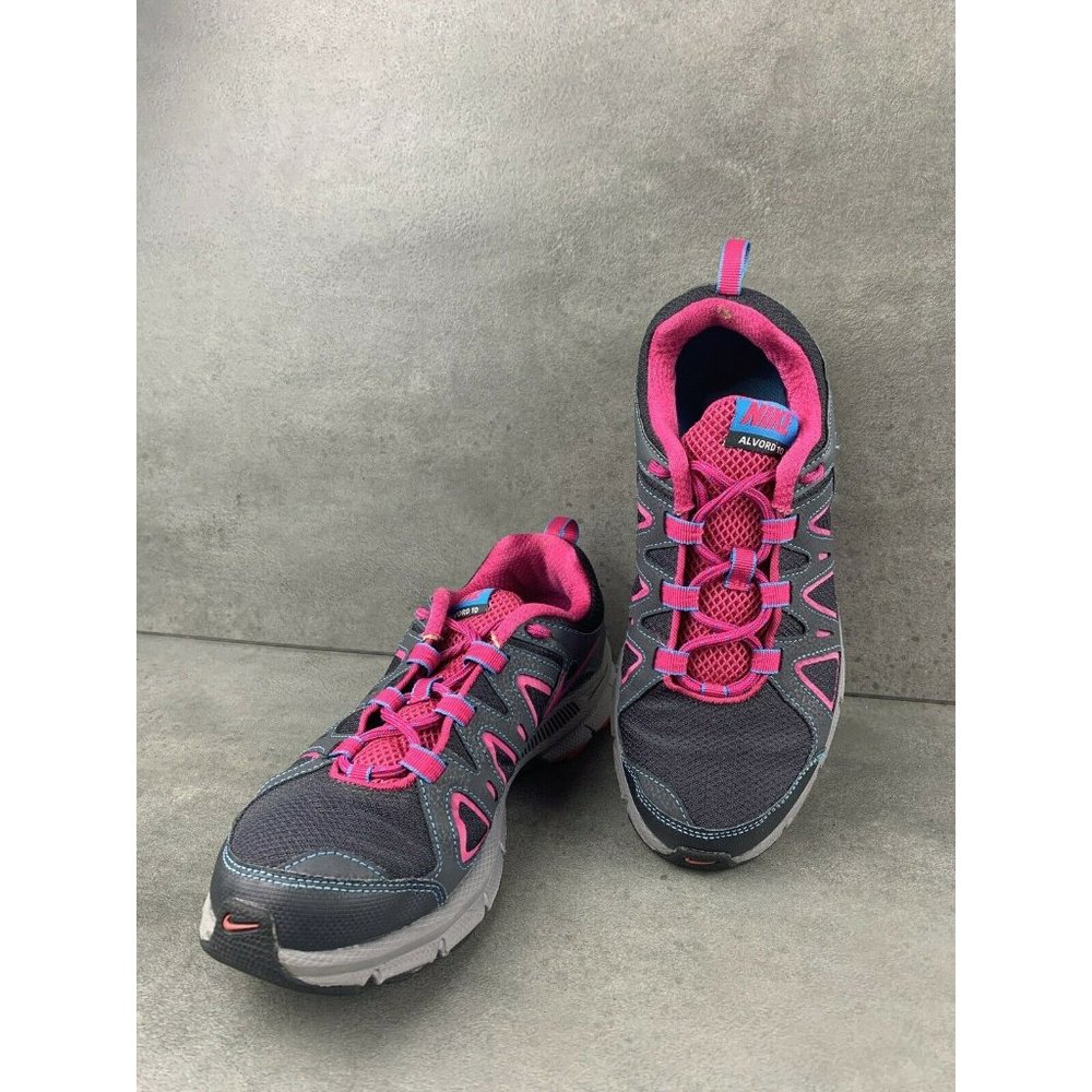 Nike Air Alvord 10 (512038-005) Women's Size 9 Trail Running Shoes Gray Pink